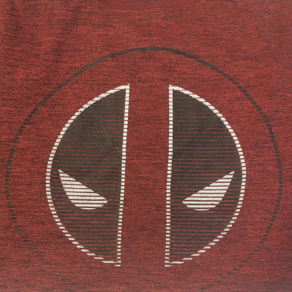 Marvel Deadpool Graphic T-Shirt Mens Medium Red Heather Performance Mesh Back